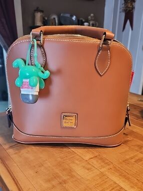 Dooney & Bourke Tan Leather Dome Satchel - Women's/Men's Carryall